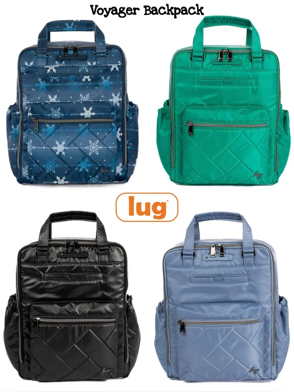 Lug Voyager Backpack NWT Brushed Aquamarine - Picture 10 of 11